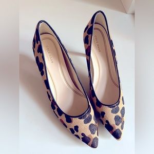 Cole Haan pumps | 8.5 heels | Leopard heels |3 inch heels| womens shoes